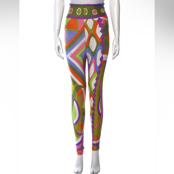 EMILIO PUCCI VINTAGE LEGGINGS 100% AUTOMATIC - Picture 2 of 4
